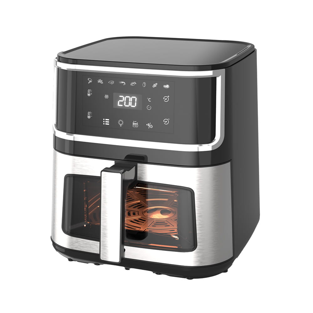 LCD Visual Stainless Steel Air Fryer